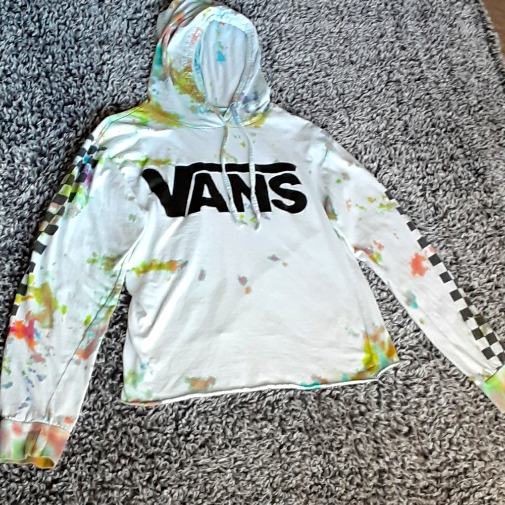 Vans tie dye Cropped light hoodie